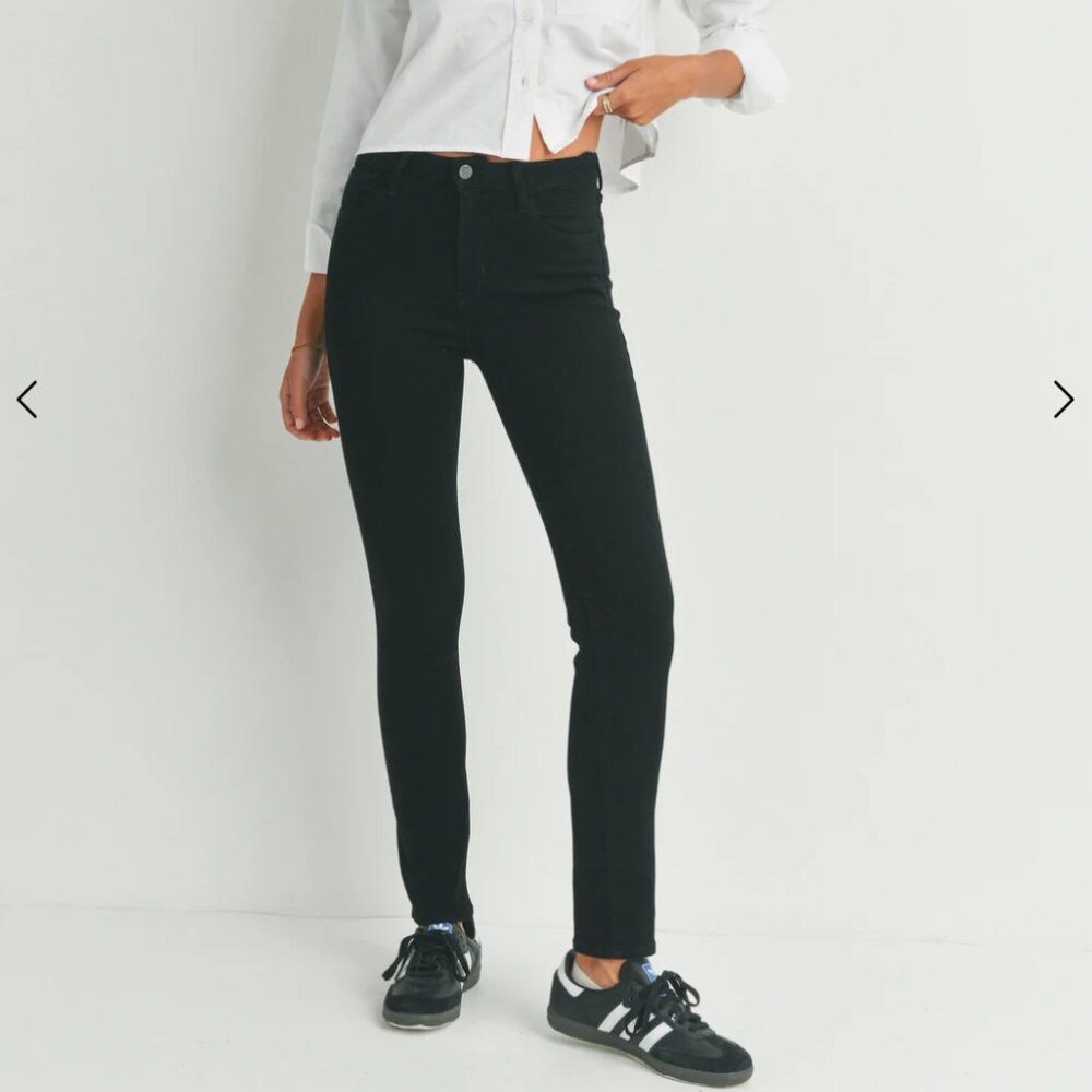 Just Black Denim The Long Leg Straight Size 28